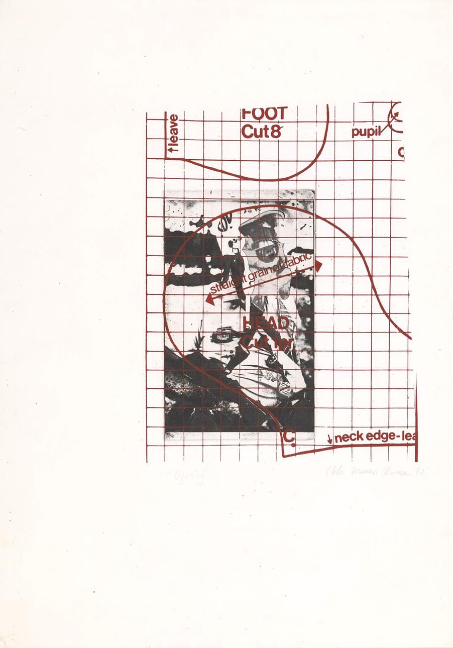 Чила Кумари Бурман. «Порез — нога — зрачок — восстание». 1981. Фото: Tate