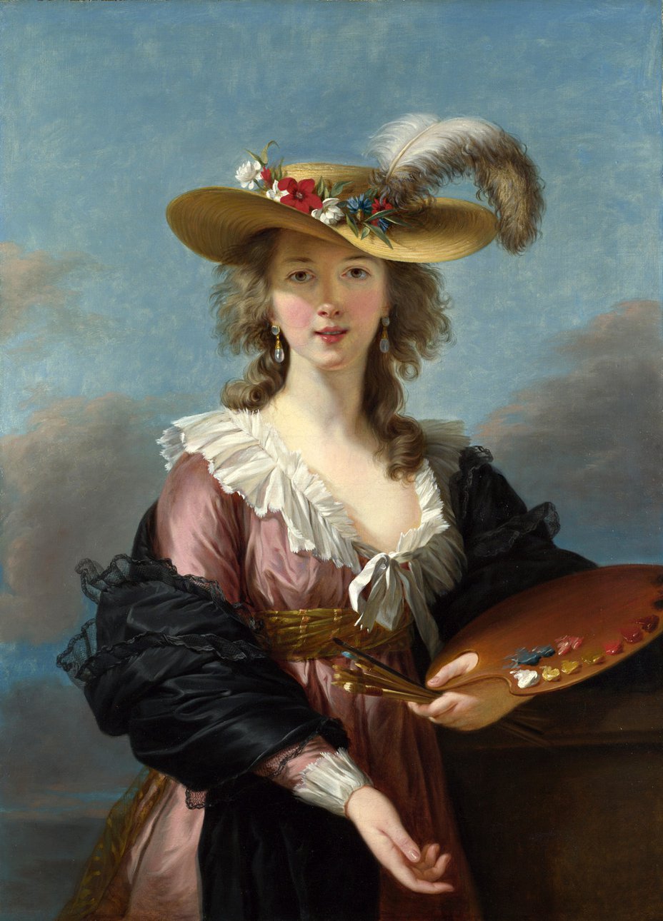 Элизабет Луиза Виже-Лебрен. "Автопортрет". Фото: National Gallery, Londo