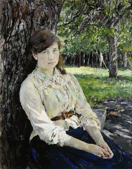 Девушка, освещенная солнцем. Портрет М.Я. Симонович. 1888. Холст, масло. 89,2 × 71,3