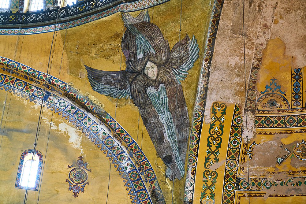 Фрески собора Святой Софии. Фото: @enginakyurt