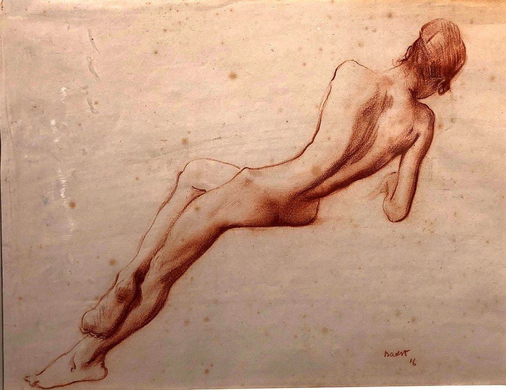 Лев Бакст. «Портрет Иды Рубинштейн». 1915. Сангина. Фото: Ильдар Галеев