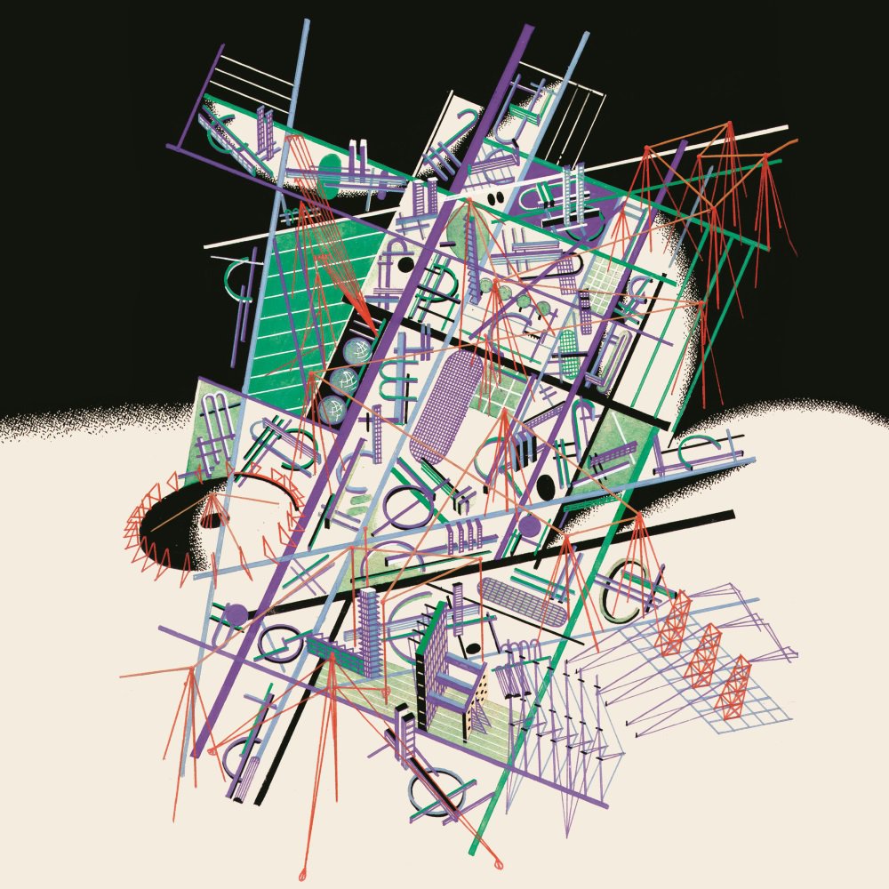 Яков Чернихов. «Композиция № 87». «Архитектурные фантазии. 101 композиция». 1929–1933. Фото: Архив-коллекция Архитектурного благотворительного фонда имени Якова Чернихова