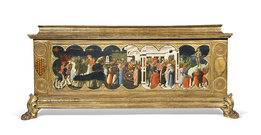 Кассоне работы мастера Джованни Тоскани. XV в. Эстимейт £600–900 тыс., Christie’