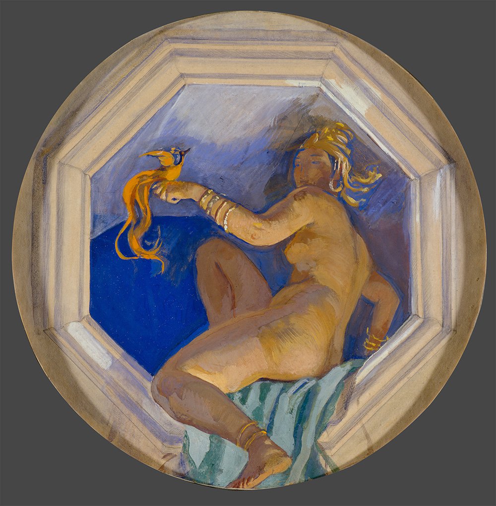 Зинаида Серебрякова. «Персия». 1916. Бумага, темпера. Государственная Третьяковская галерея