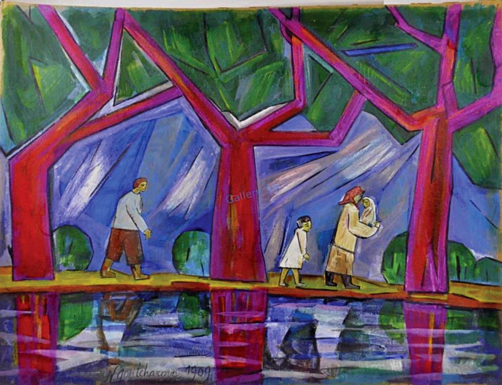 Работа, приписываемая Наталии Гончаровой. Фото: Gallery 95 Auction & Estate Sale
