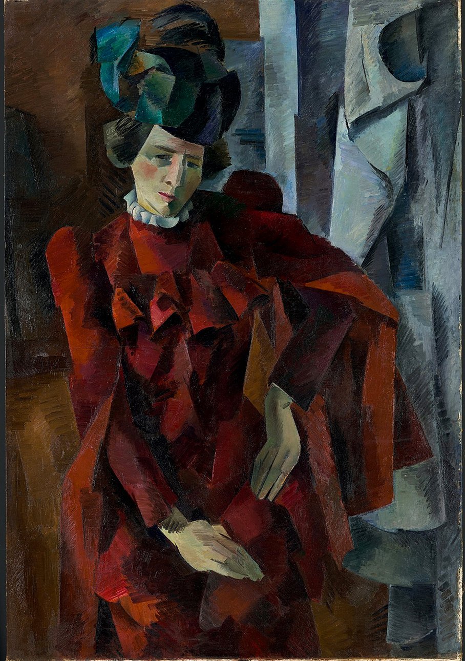 Роберт Фальк. «Дама в красном». 1918. Фото: Государственная Третьяковская галерея