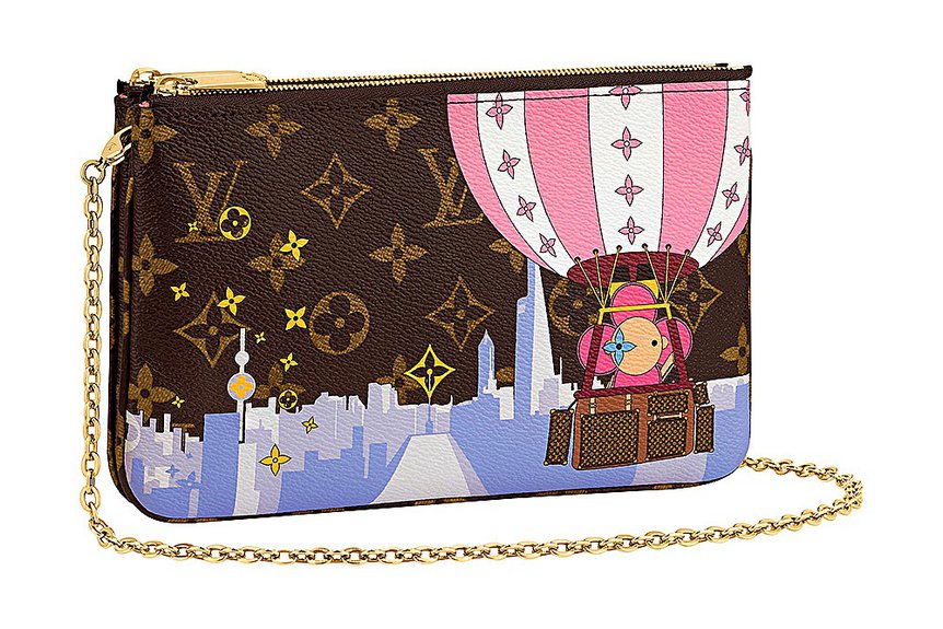 Сумка Louis Vuitton Double Zip Pochette Monogram Vivienne Storie
