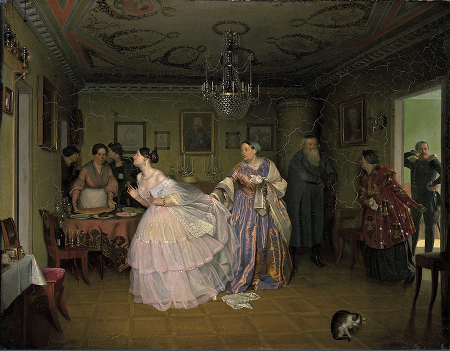 Павел Федотов. Сватовство майора. 1848. Третьяковская галерея