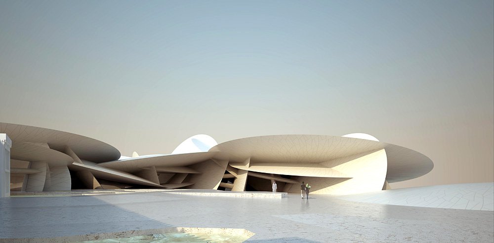 Здание Национального музея Катара по проекту Жана Нувеля. Катар. Фото: National Museum of Qatar