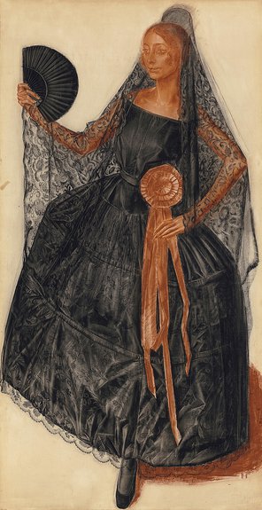 Александр Яковлев. «Танцовщица в испанском костюме». Christie's, проданза £1,1 млн. Фото: Christie'