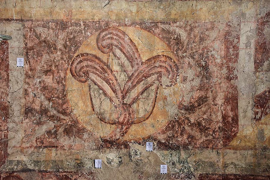 Фрагмент фрески на западной стене южного трансепта кафедрального собора в Аугсбурге. Фото: Angelika Porst