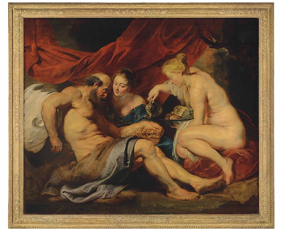 Питер Пауль Рубенс. «Лот с дочерьми». Фото: Christie's