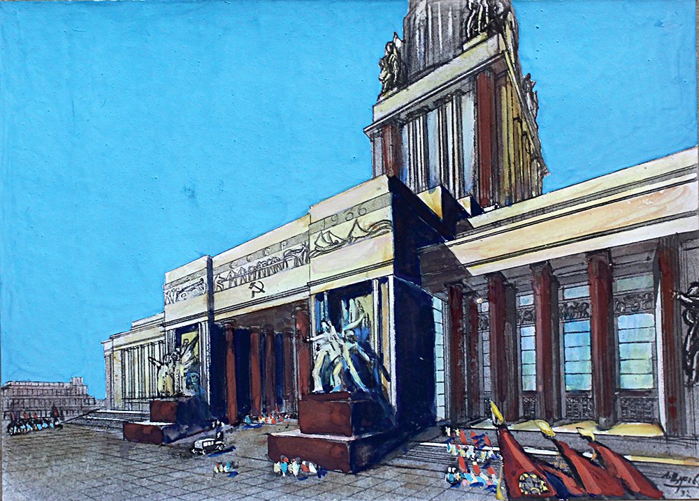 Выставка «Алексей Щусев: наброски будущего». Фото: Галерея «Веллум» / Центр «Артефакт»