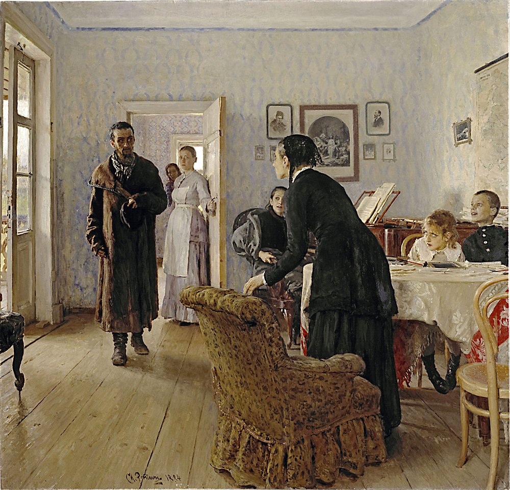 Илья Репин. «Не ждали». 1884–1888. Фото: Государственная Третьяковская галерея