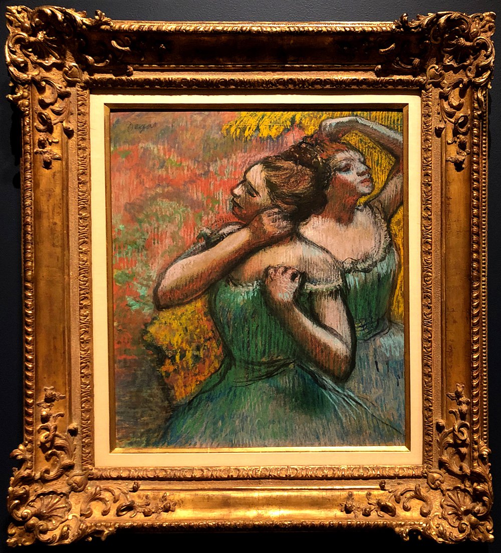 Эдгар Дега. «Две танцовщицы». Около 1897. Галерея Wildenstein, Нью-Йорк. Фото: Ильдар Галеев
