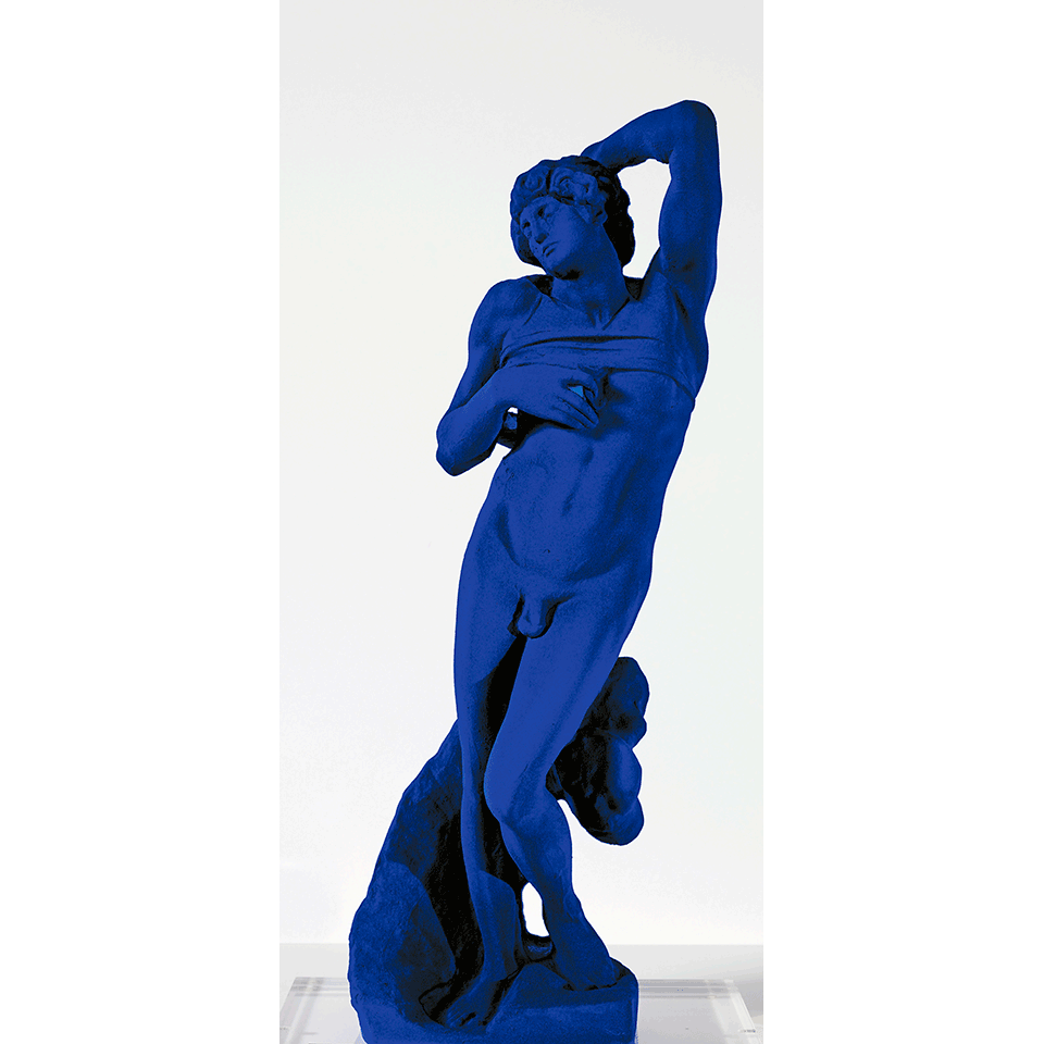 Ив Кляйн. «Умирающий раб Микеланджело». 1962. Фото: Музей Тиссен-Борнемиса