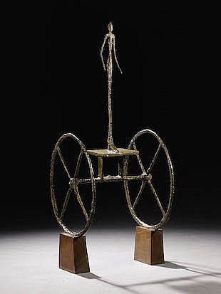 Альберто ДжакометтиКолесница. 1950–1952Sotheby’s, Нью-ЙоркЧастный коллекционер — Стивен Коэн101,0 млн долларов