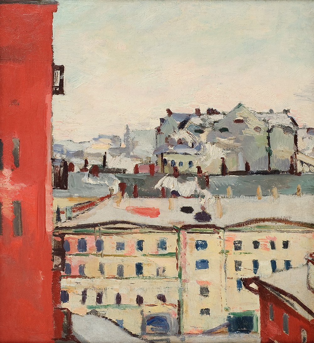 Константин Истомин. «Вид из окна». Конец 1920-х — начало 1930-х