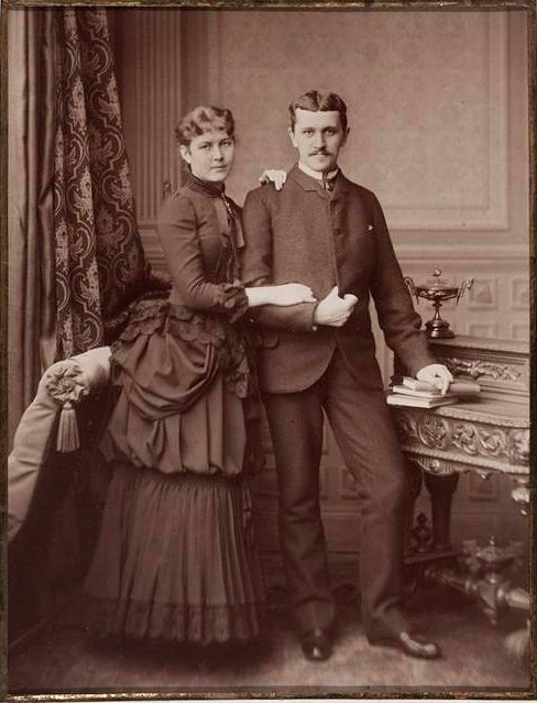 Павел Синебрюхов и Фанни Гран. 1883. Фото: Johannes Jaeger