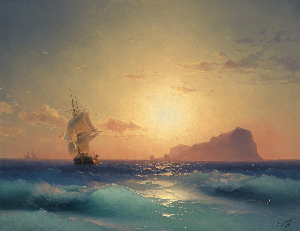 Иван Айвазовский. «Искья на закате». Эстимейт £300–500 тыс. Фото: Christie’s
