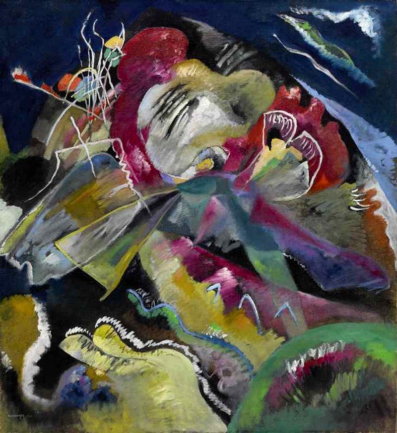 Василий Кандинский. «Картина с белыми линиями». 1913. Фото: Sotheby'