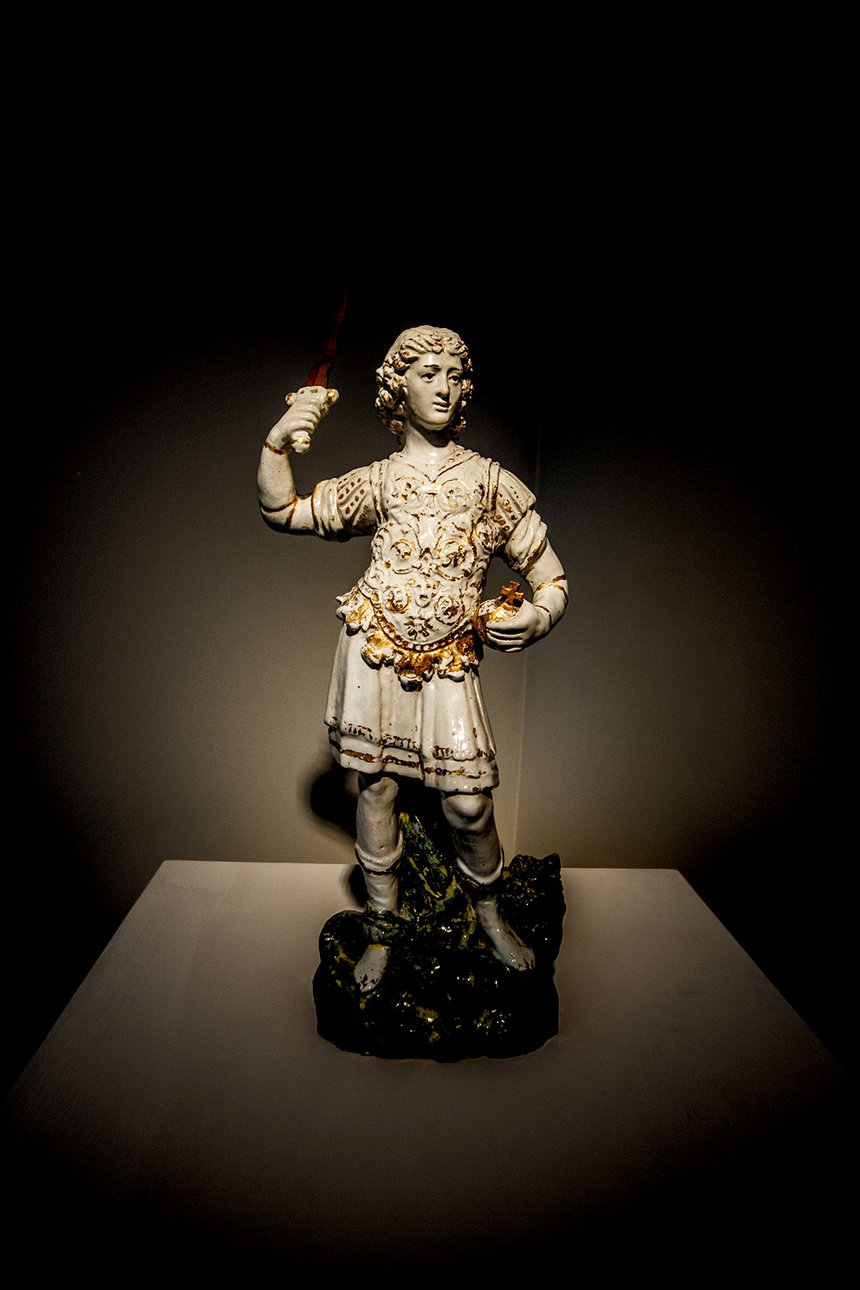 Джованни делла Роббиа. Архангел Михаил. 1500-1510. Фото: Moretti Fine Art