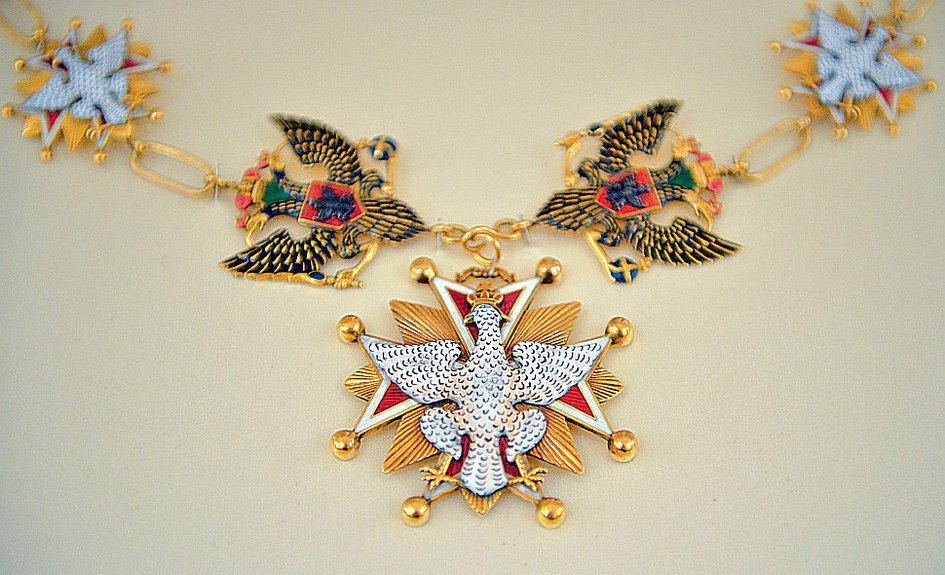 Цепь ордена Белого Орла. 1829. Из Музеев Московского Кремля