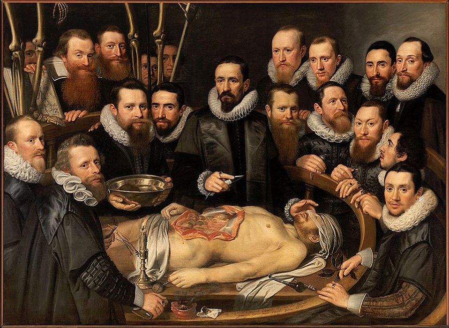 Михиль и Питер ван Миревельт. «Урок анатомии доктора ван дер Мера». 1617. Фото: Museum Prinsenhof