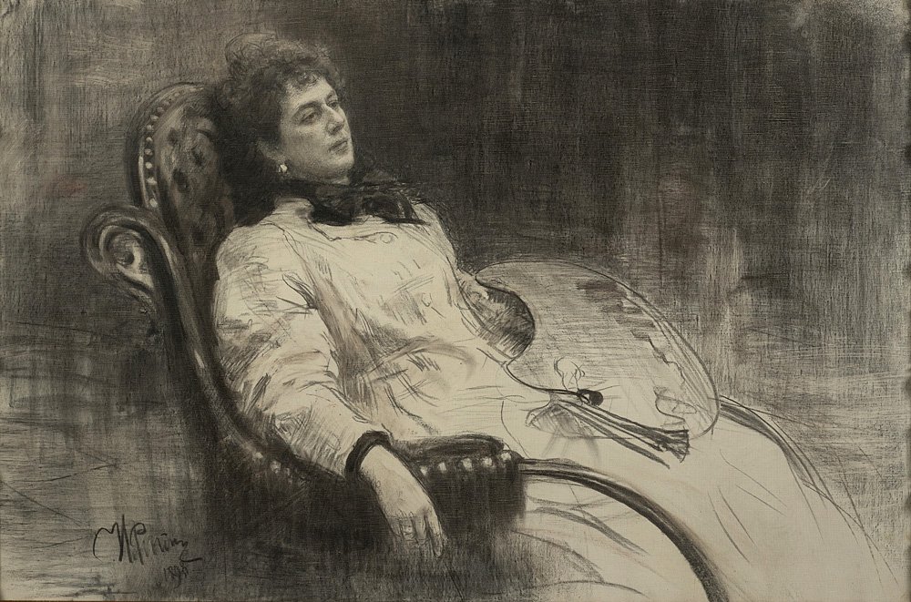 Илья Репин. «Портрет кн. М.К.Тенешевой». 1898. Фото: Государственная Третьяковская галерея