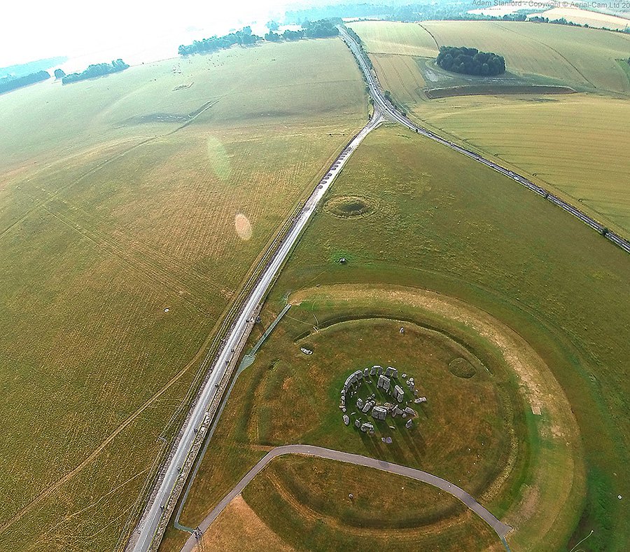 Современный вид автодороги A303. Фото: Council for British Archaeology