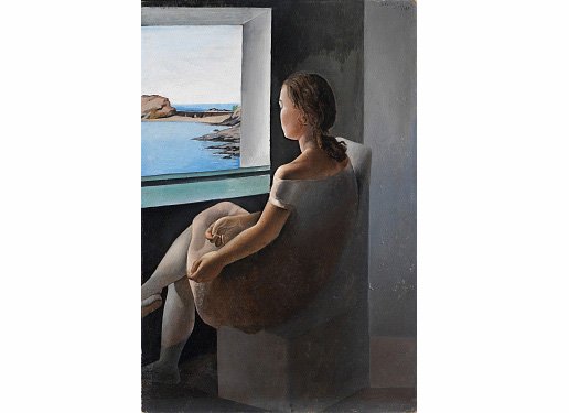 "Фигура в профиль" Ан (1925) Сальвадора Дали. Courtesy of The Dalí Theatre and Museum
