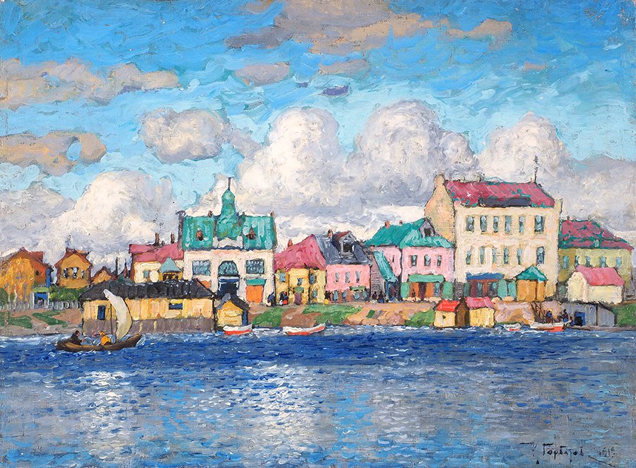 Константин Горбатов. «Новая деревня. (Петербург)». 1919. Фото: Музей «Новый Иерусалим»