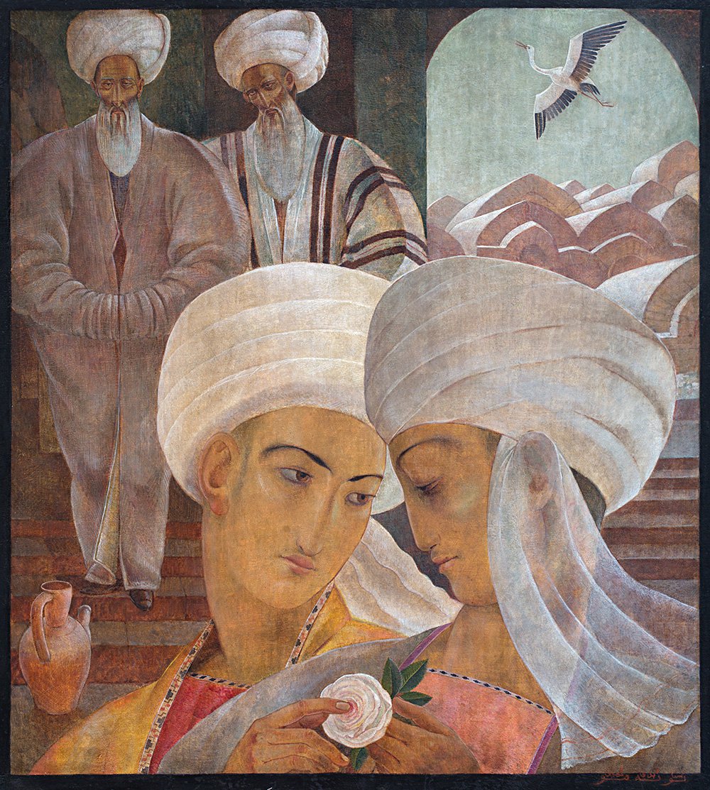 Александр Николаев (усто Мумин). «Дружба». 1942 (?) . Фото: Фонд Марджани
