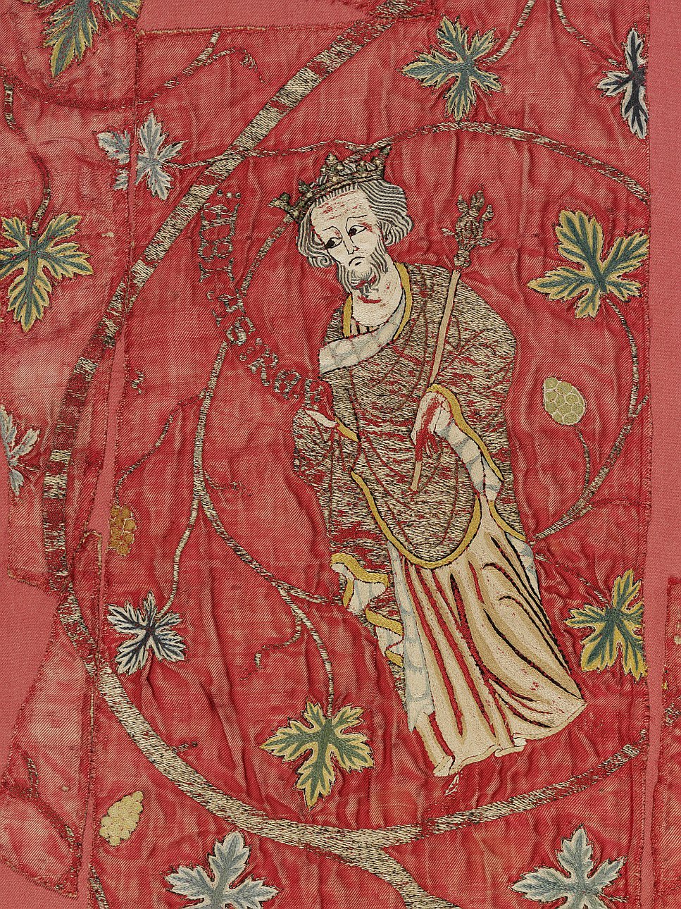 Фрагмент ризы с изображением Древа Иессеева. Около 1310–1325 / © Victoria and Albert Museum, Londo