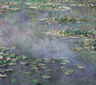Клод МонеКувшинки. 1906Sotheby’s, Нью-ЙоркЧастный коллекционер — анонимный телефонный покупатель54,1 млн долларов