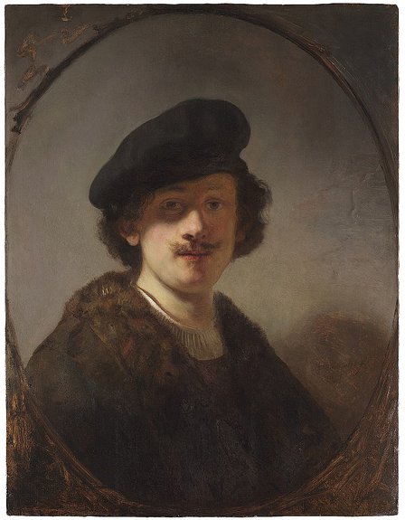 Рембрандт. «Автопортрет с затененными глазами» (1634). Куплена у Стива Винна , Лас-Вегас, в 2008 г. Сourtesy of The Leiden Collectio