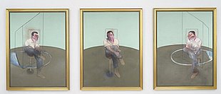 Фрэнсис БэконТри наброска к портрету Джона Эдвардса. 1984Christie’s, Нью-ЙоркЧастный коллекционер — анонимный телефонный покупатель из Китая80,8 млн долларов