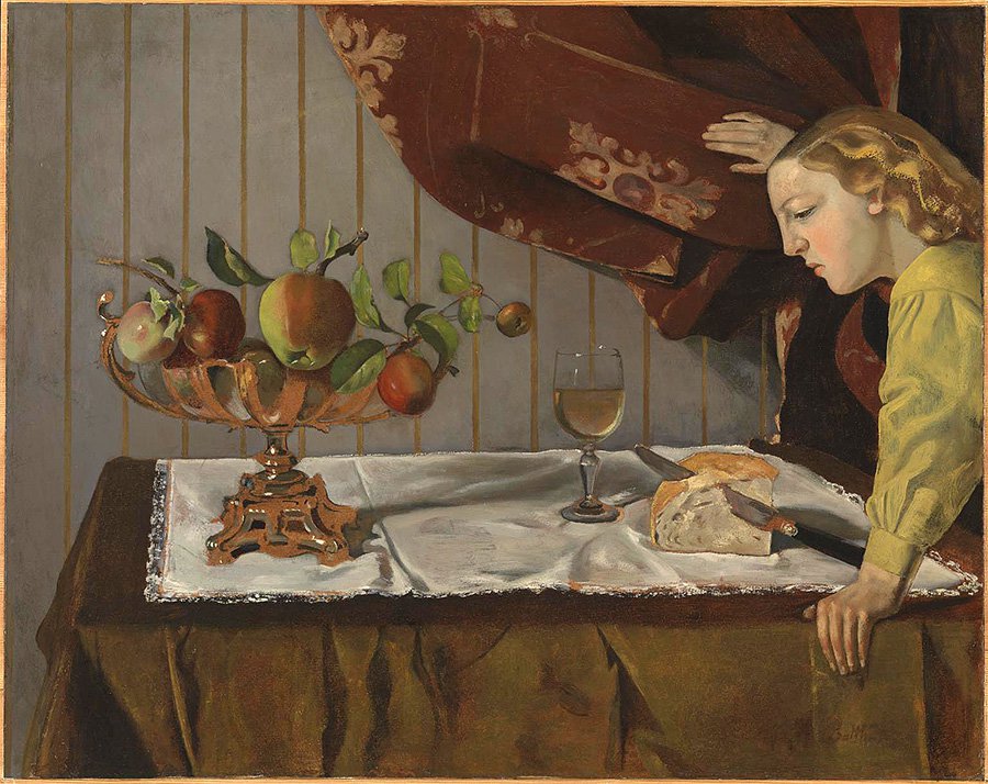 Бальтюс. «Натюрморт с женской фигурой». 1940. Фото: Tate