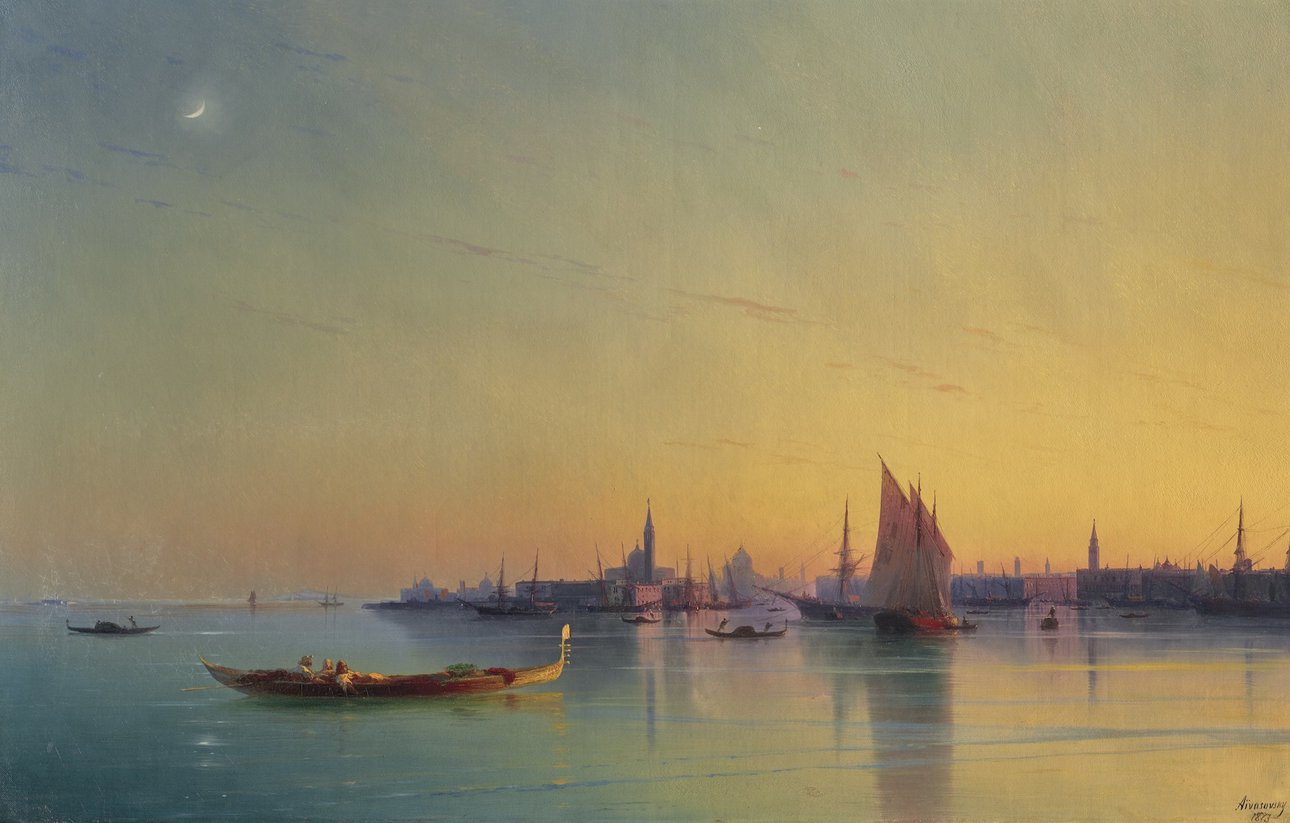 Иван Айвазовский. «Закат в Венеции». 1873. Фото: Christie'