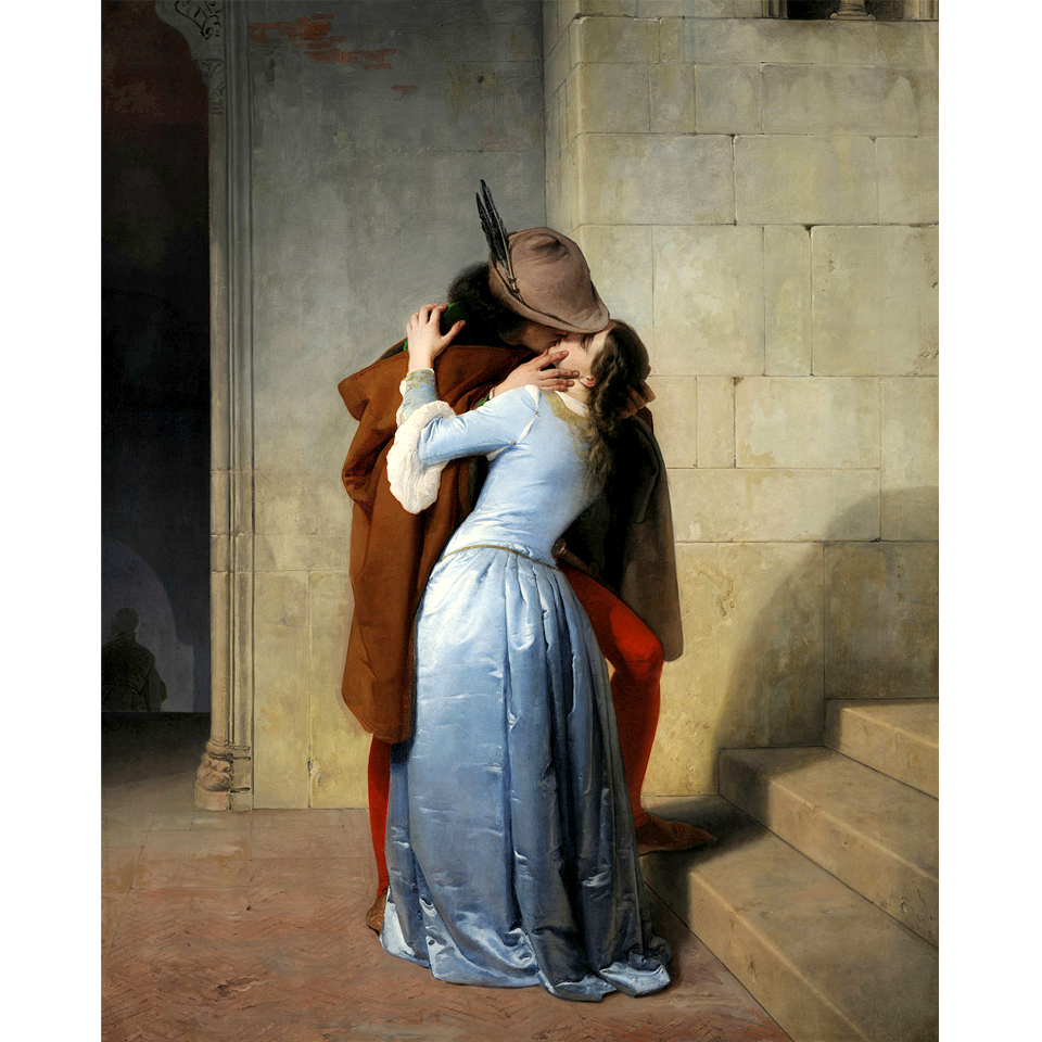 Франческо Айец. «Поцелуй». 1859. Фото: Pinacoteca de Brera, Milán