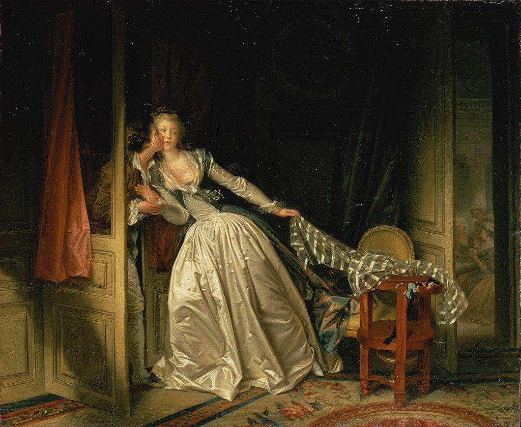 Жан Оноре Фрагонар. «Поцелуй украдкой». 1787–1789. Фото: Государственный Эрмитаж