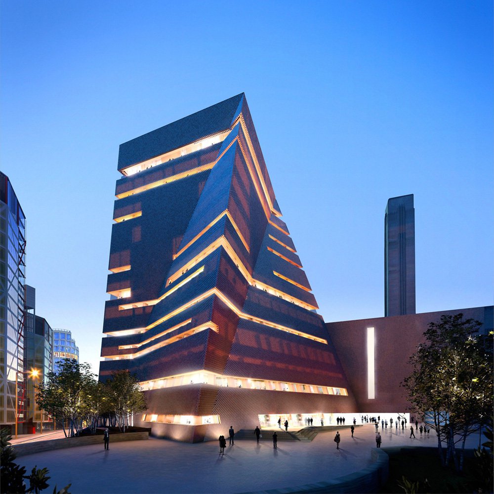 Новое здание музея Тейт Модерн в Лондоне © Hayes Davidson and Herzog & de Meuro