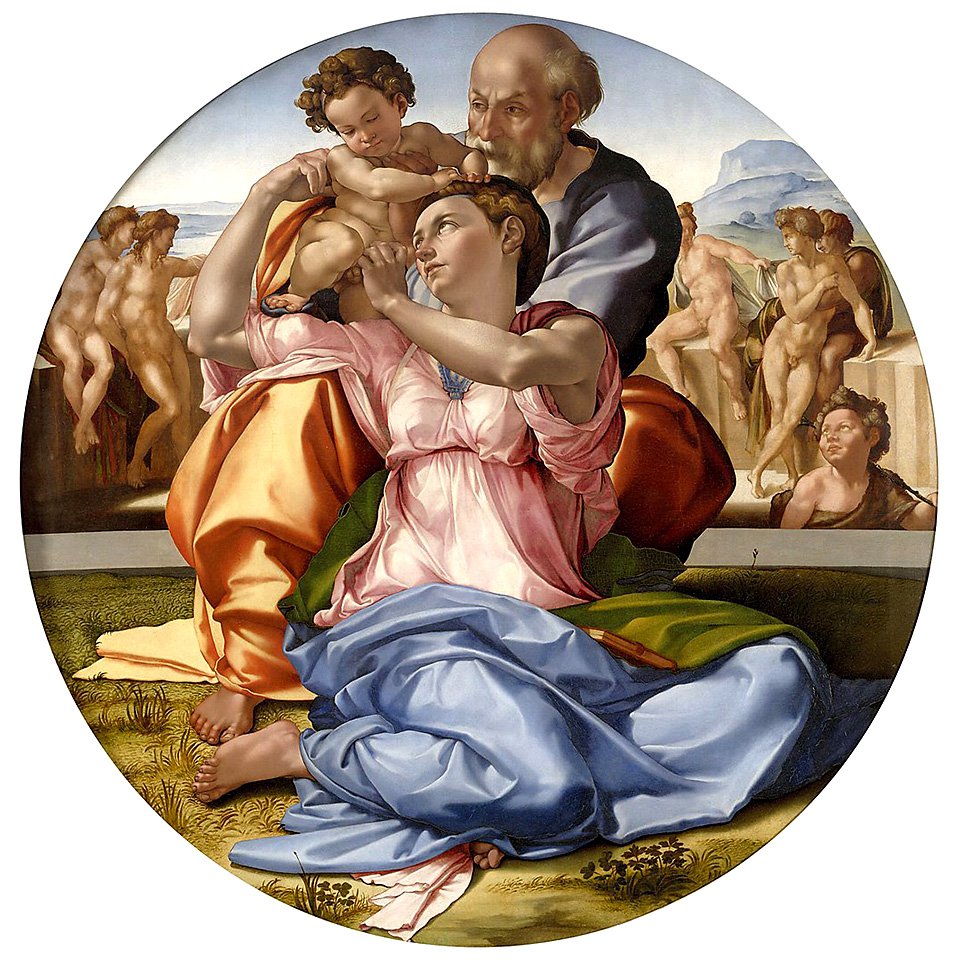 Микеланджело. «Мадонна Дони». 1504 –1506. Фото: Galleria degli Uffizi