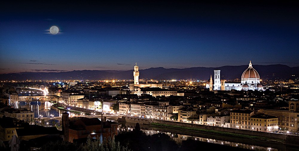 Панорамный вид на Флоренцию из отеля Baglioni Relais Santa Croce