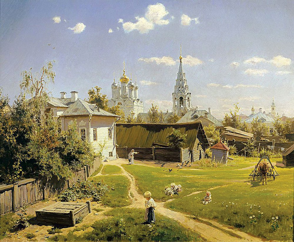 Василий Поленов. «Московский дворик». 1878. Фото: Google Cultural Institute