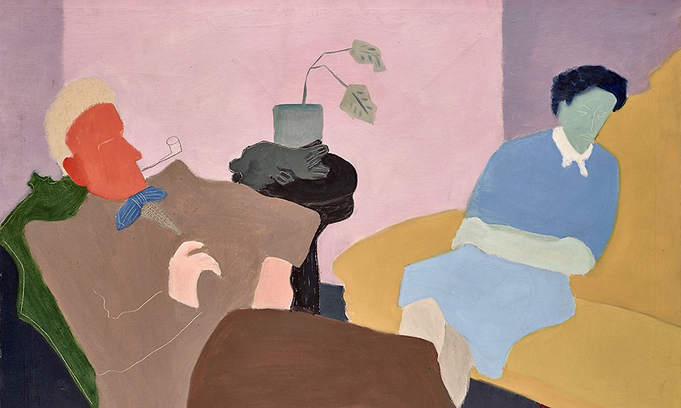 Милтон Эйвери. «Муж и жена». 1945. Фото: Allen Phillips/Wadsworth Atheneum © 2022 Milton Avery Trust/Artists Rights Society (ARS)