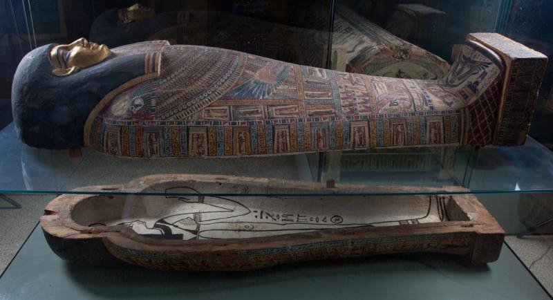 Саркофаг египтянки Ташет. III–I вв. до н.э. Фото: ГМИИ им. А.С.Пушкина