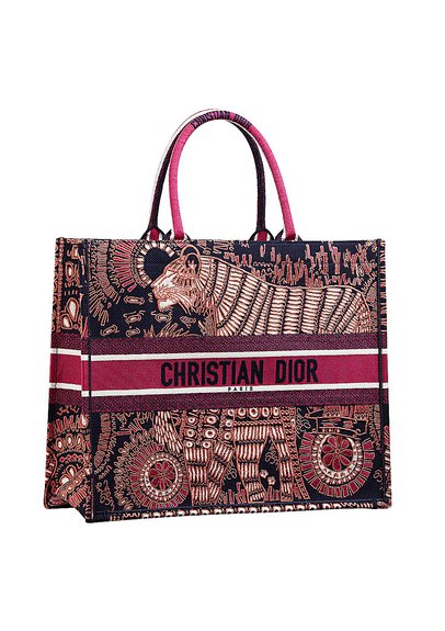 Сумка Dior Book Tote Dior Animals из круизной коллекции 2020 Dioriviera