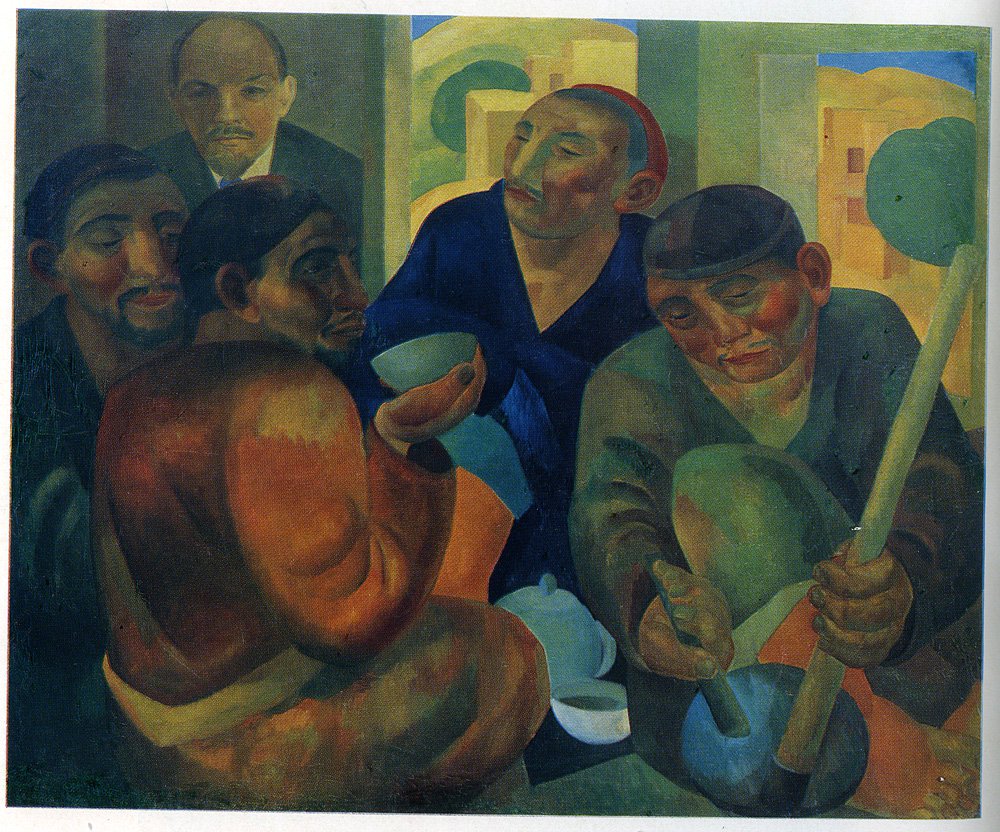 Александр Волков. «В чайхане». 1928. Фото: ГМИ РК им. И.В.Савицкого