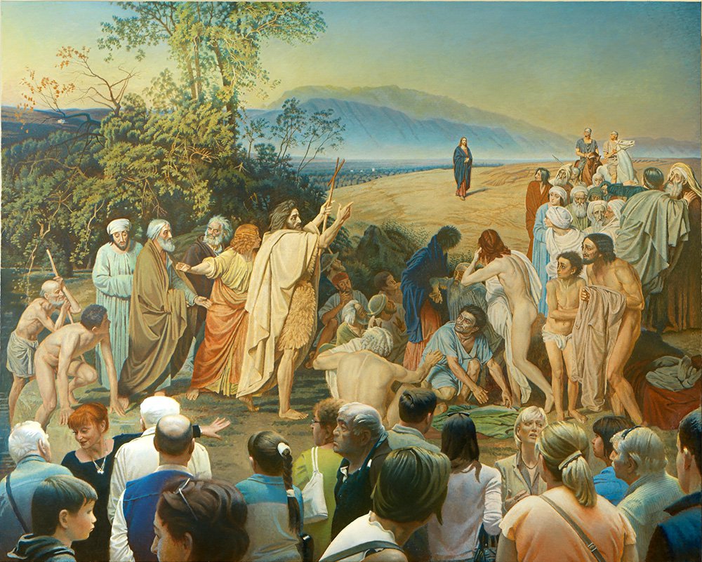 Эрик Булатов. «Картина и зрители». 2011–2013. Дар Благотворительного фонда Владимира Потанина Третьяковской галерее. Фото: Третьяковская галерея.